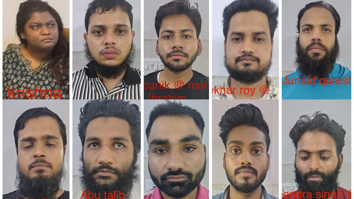 Megh Updates 🚨™ (@meghupdates) on Twitter photo 🚨 ISIS-style conversion racket BUSTED in UP 🚨
Yogi Adityanath's UP Police ARREST 10 operatives of a pan-India radicalisation network linked to PFI & SDPI.
— Dark web funding from US, Canada & Dubai
— Tactics used: Online grooming & Love Jihad. 🚨 ISIS-style conversion racket BUSTED in UP 🚨
Yogi Adityanath's UP Police ARREST 10 operatives of a pan-India radicalisation network linked to PFI & SDPI.
— Dark web funding from US, Canada & Dubai
— Tactics used: Online grooming & Love Jihad.