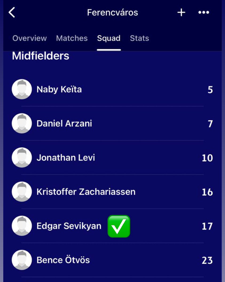 ArmenieFootball's tweet image. 🇦🇲
Edgar Sevikyan 🇦🇲 est dans le groupe de Ferencvaros 🇭🇺 pour affronter le FC Noah 🇦🇲 pour le 2ème tour de qualification de la Champions League !

#Sevikyan