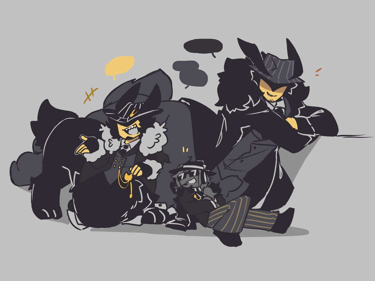 LittleK1412's tweet image. More Bunny centaur Mafioso doodles! :3 and doublefedora
( another Mafioso Chance Mafialings design belongs to @/Captain Heartstrings on Tiktok! :3
#mafioso #forsaken #doublefedora