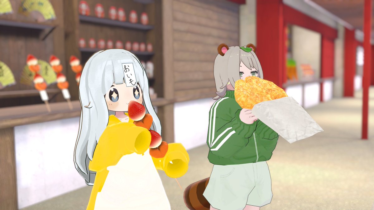 mocahan_pp's tweet image. 里の民Vketツアー楽しかったです！
久しぶりにVRC入ったら酔った…！