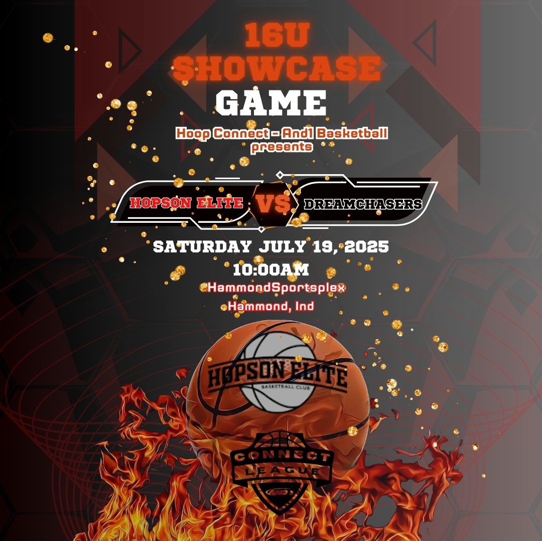 🔥 Statement Win in the Showcase! 🔥
Hopson Elite 16U rolls past Dreamchasers 76-40 to open the weekend with a bang 💥

⭐ <a href="/QuimariBuffaloe/">Quimari Buffaloe</a>: 29 pts
💪 <a href="/WhosAiden3_/">Aiden</a> : 14 pts
🎯 <a href="/Itzshowtime24/">Ashton “showtime”Wortham</a>:
 14 pts
🔒 T. Redd: 8 pts

 #ShowcaseGame
<a href="/hoop_connect/">Hoop Connect</a> <a href="/and1basketball/">AND1 Basketball</a>