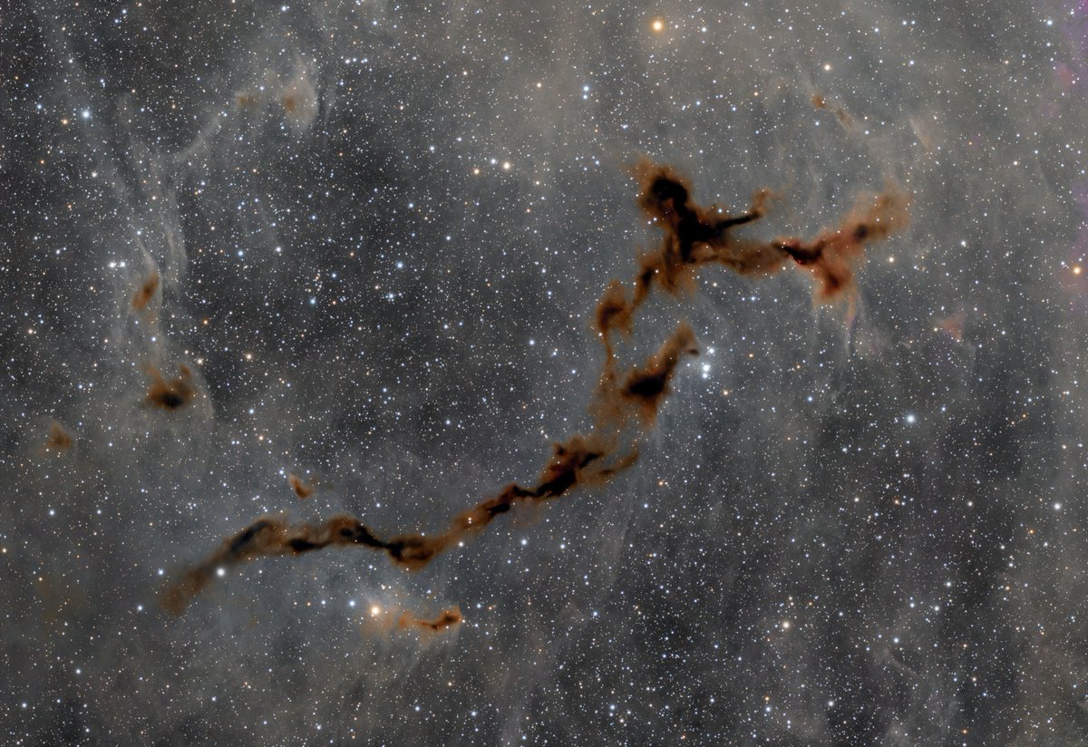AstroBin_com's tweet image. Image of Barnard 150, shared on AstroBin by Václav Kubeš, who used a telescope from AstroBin sponsor @TeleskopService: TS-Optics Photoline 130mm f/7 FPL53 Triplet Apo (APO130f7-P)
More: astrobin.info/ts-optics
Image: astrobin.com/h19ken
Total integration: 21h 36′
Thanks!
S.