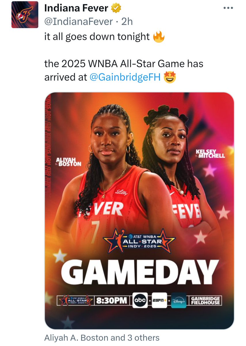 ABostonPost's tweet image. AB looks fire here. But erasing Caitlin Clark from the promo for Team... Clark?
The Lynx even put their coach and substitute All Star K-Mac.
It's a choice, and the Fever org continue to make some bad choices.