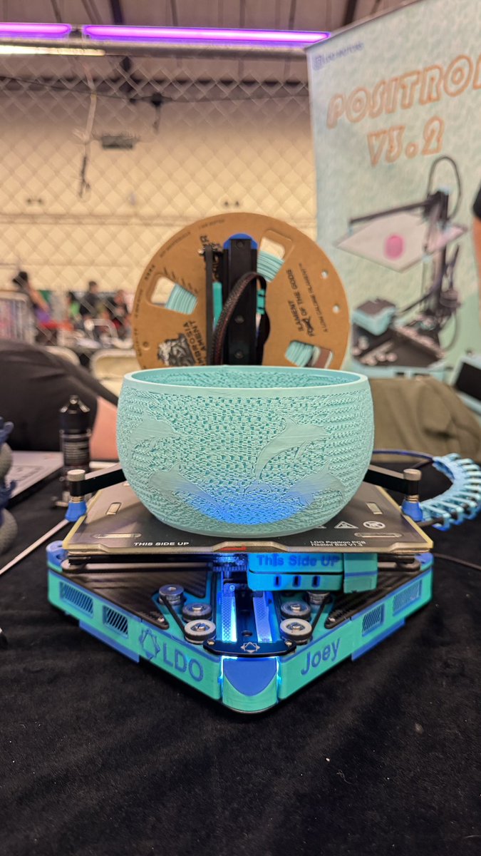 LDOMOTORSJASON's tweet image. It came out really good on @Positron3d , model by @3DPrintBunny at #opensauce2025