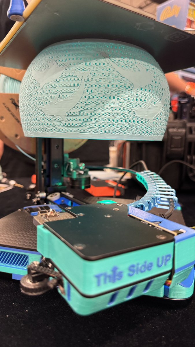 LDOMOTORSJASON's tweet image. It came out really good on @Positron3d , model by @3DPrintBunny at #opensauce2025