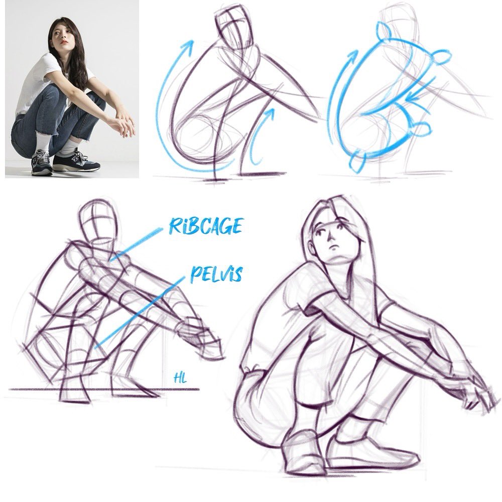 xppenca's tweet image. #XPPenTutorial
Still can't draw dynamic poses? Step by step teach you🖊️🎨
Credit: @back2drawing
#tutorial #art #artist #arttips #arttutorial #animation