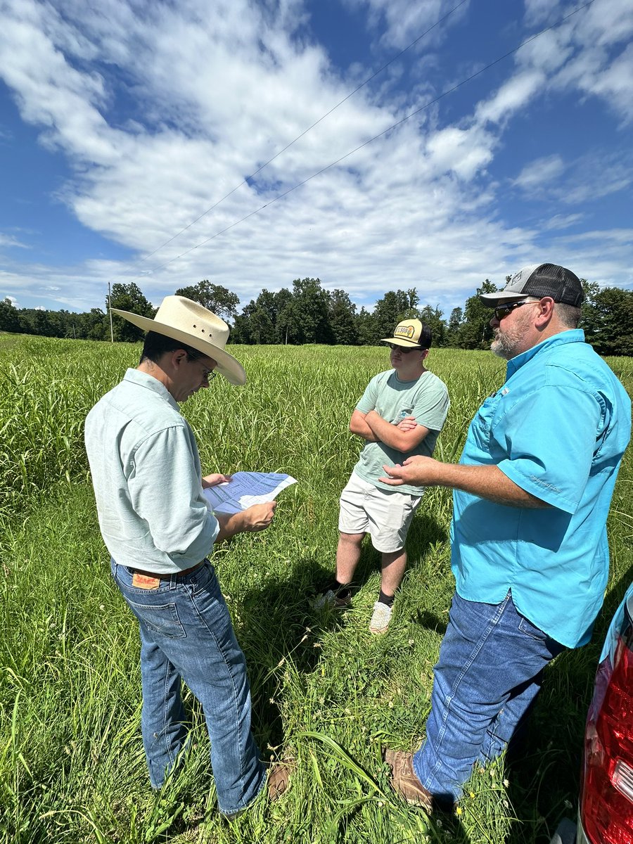 Bruno Pedreira (@pedreirabc) on Twitter photo Two excellent farm visits in Clay County this week. It was a pleasure to see the green pastures and learn from producers who are making a difference in Upper Middle Tennessee!
<a href="/utbeefandforage/">UTBFC</a>
<a href="/UTIAg/">UT Institute of Agriculture</a>
<a href="/utextension/">UT Extension</a> Two excellent farm visits in Clay County this week. It was a pleasure to see the green pastures and learn from producers who are making a difference in Upper Middle Tennessee!
<a href="/utbeefandforage/">UTBFC</a>
<a href="/UTIAg/">UT Institute of Agriculture</a>
<a href="/utextension/">UT Extension</a>
