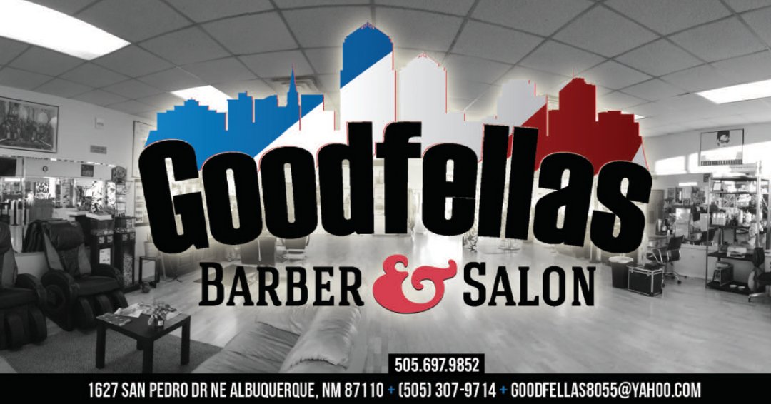 ABQLive's tweet image. 💈 Fresh fades. Clean cuts. Classic vibes.
Level up your look @goodfellasbarber_salon — where every cut is made with precision and style.
📅 Book your appointment today and walk out feeling like a boss.
#GoodfellasBarber #ABQBarberShop #FreshFade #BarberLife #StaySharp505