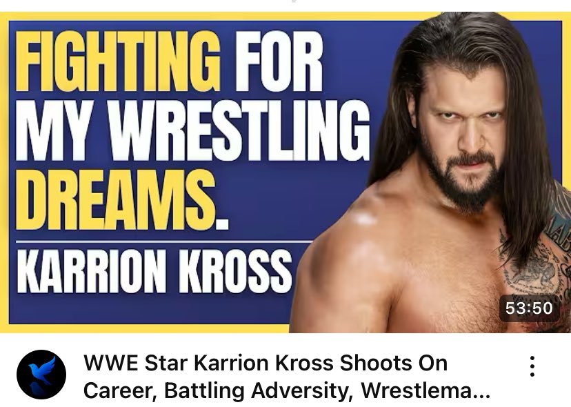 FreedomPactPod's tweet image. New podcast with @realKILLERkross
WWE Star Karrion Kross Shoots On Career, Battling Adversity, Wrestlemania Moment & More
Watch here: youtu.be/oQts2kaOySY
