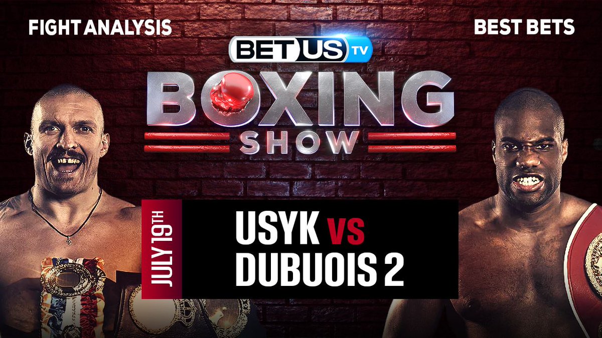 BetUSTV's tweet image. Dubois has hit his prime and some experts think he’s ready to shock Usyk in London... But do @BucSidelineGuy & @DanRafael1 agree?
🎥 Catch their take for #UsykDubois2 ➡️bit.ly/BoxBetUS
#BoxingPicks #GamblingX