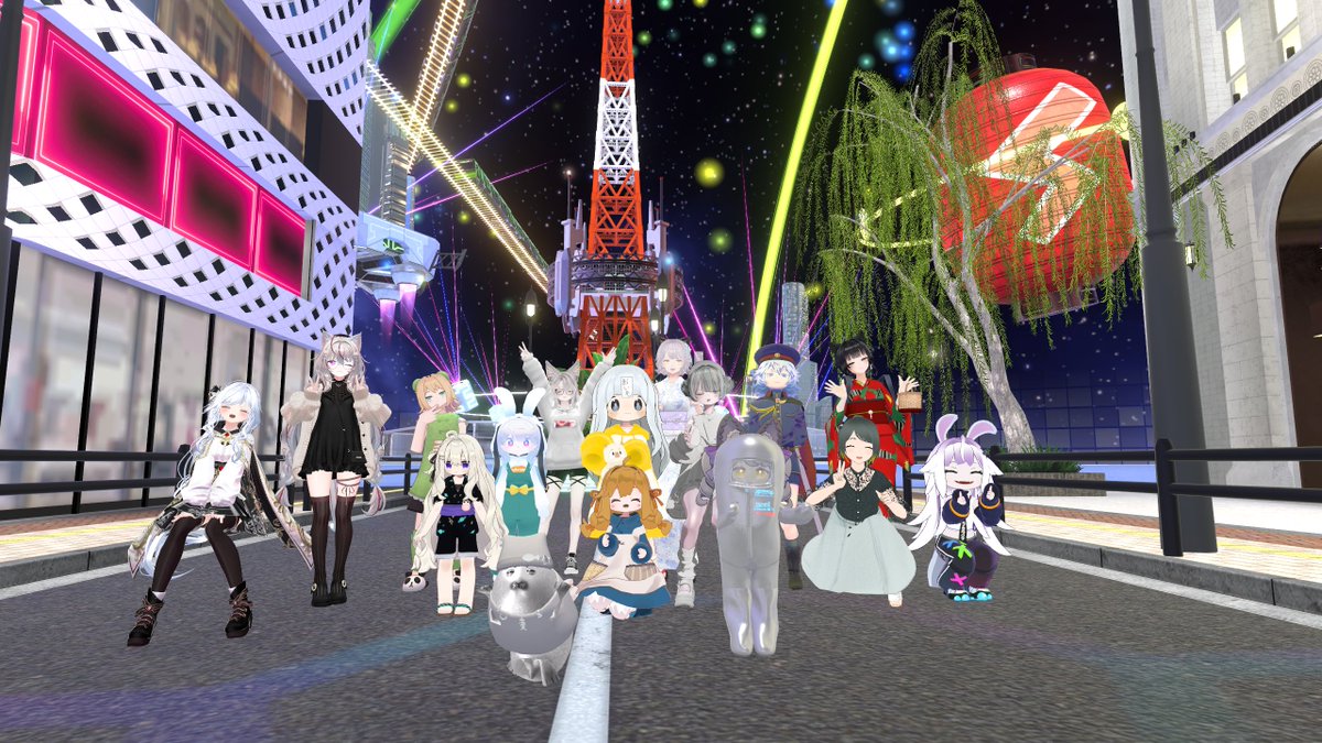 mocahan_pp's tweet image. 里の民Vketツアー楽しかったです！
久しぶりにVRC入ったら酔った…！