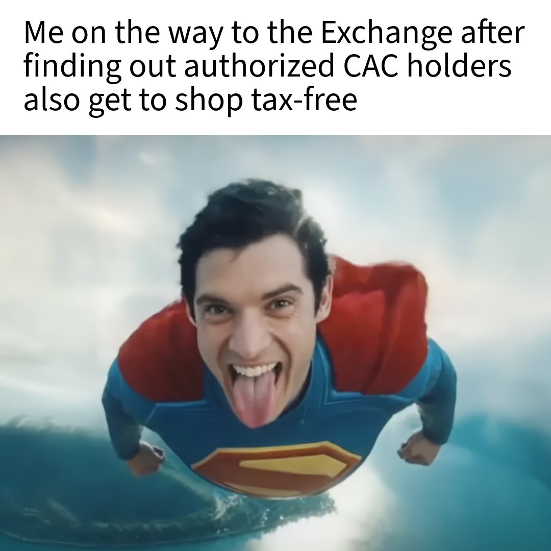 DoD and Coast Guard civilians with CACs can enjoy tax-free shopping benefits at the Exchange both in-store and online! Learn more at aafes.media/4lvnoD7