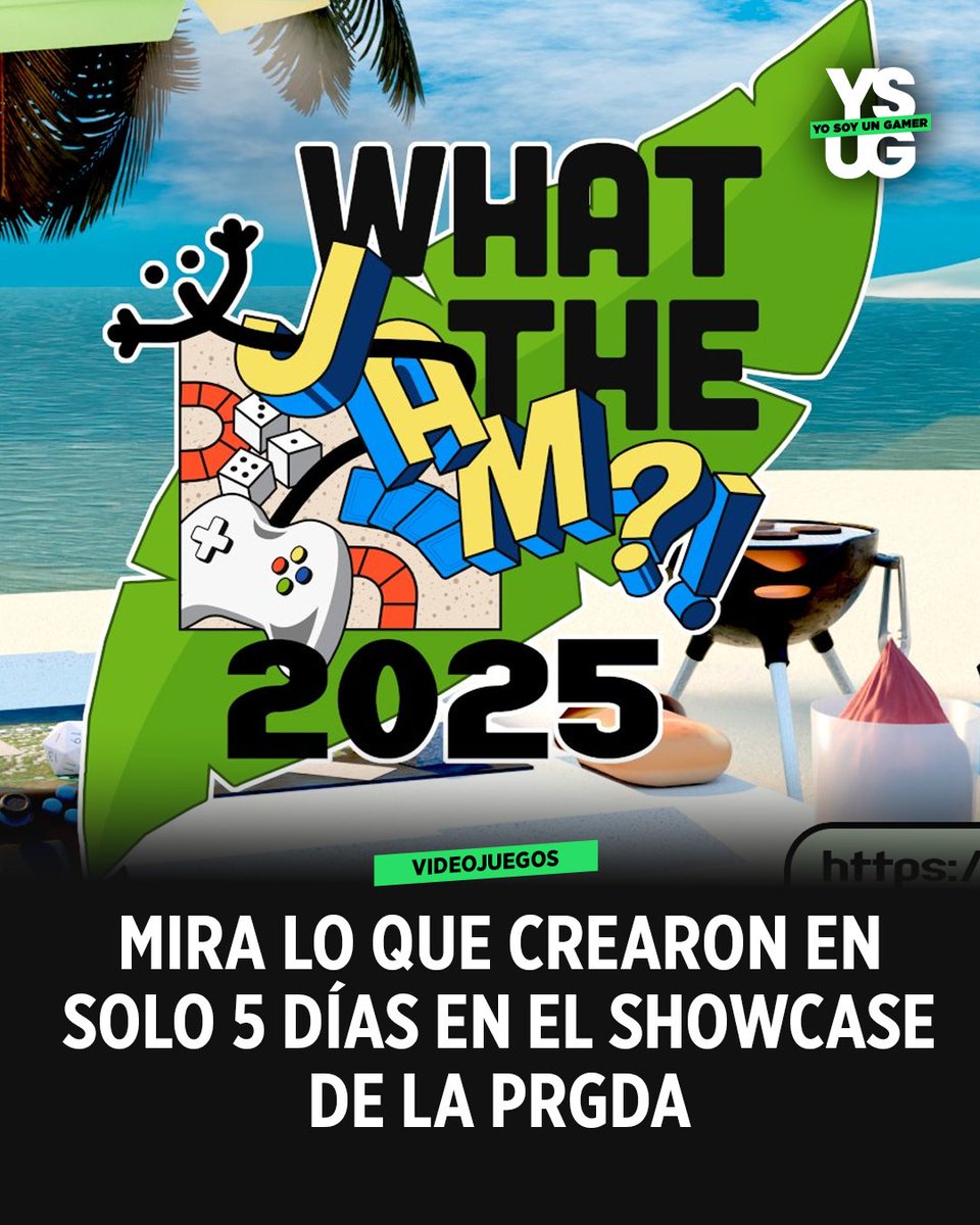 Yo soy un Gamer (@yosoyungamertw) on Twitter photo ¡Prepárate para sorprenderte! La <a href="/prgamedevs/">Puerto Rico Game Developers Association (PRGDA)</a> te invita al showcase del What the Jam 2025, donde veremos videojuegos y juegos de mesa creados en ¡solo cinco días!
La transmisión será mañana domingo 20 de julio a las 7:00 PM (AST) por Twitch. ¡Prepárate para sorprenderte! La <a href="/prgamedevs/">Puerto Rico Game Developers Association (PRGDA)</a> te invita al showcase del What the Jam 2025, donde veremos videojuegos y juegos de mesa creados en ¡solo cinco días!
La transmisión será mañana domingo 20 de julio a las 7:00 PM (AST) por Twitch.