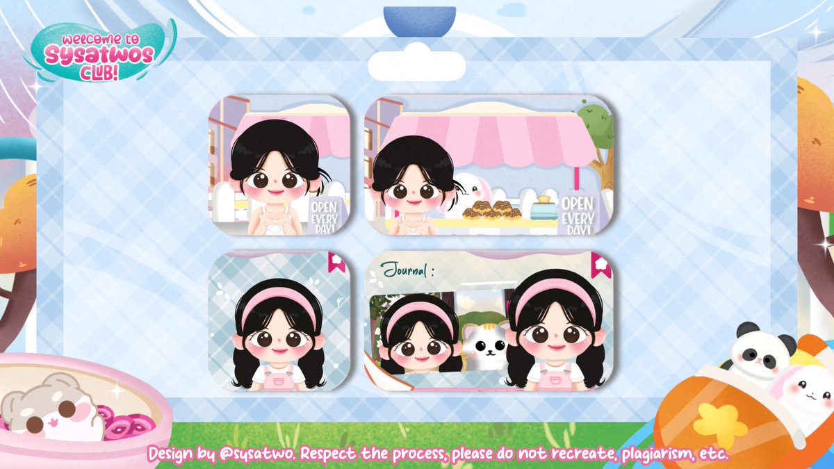 𝘺𝘰𝘶𝘳 𝘳𝘦𝘱𝘰𝘴𝘵 𝘸𝘰𝘶𝘭𝘥 𝘮𝘦𝘢𝘯 𝘵𝘩𝘦 𝘸𝘰𝘳𝘭𝘥 🥹🤍

hii, aku ada leot rs lagii! ada spesyel price untuk yang jajan sampe jam 11.00 20 july yaa! cek alt untuk harga nyaa. aku juga masih open untuk leot byreq dan commis chibi. order bisaa ke wa!

#zonauang