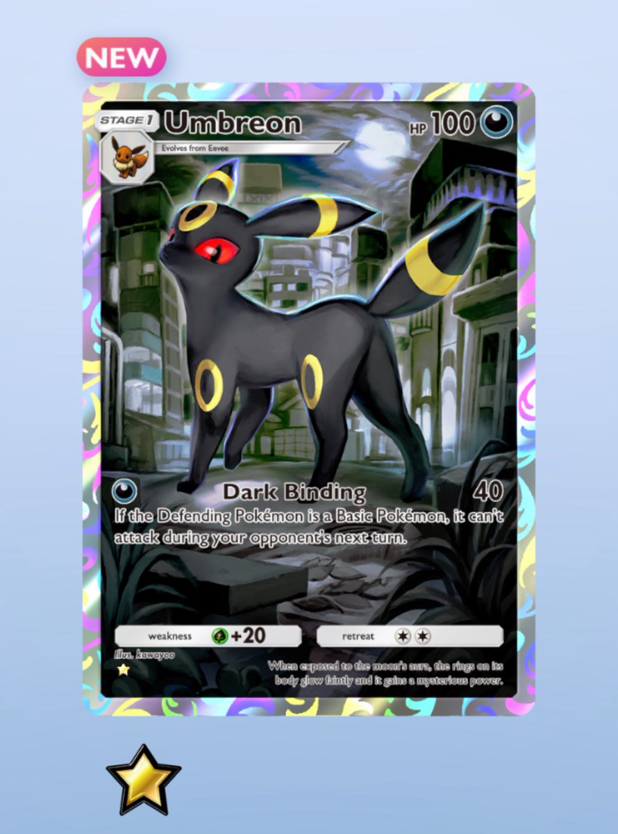 My favorite Eevee-lution 🌕 #PokemonTCGP