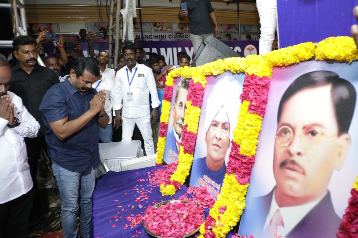 Seeman4TN's tweet image. “ஆதித்தமிழர் விடுதலை இல்லாது;
மீதித்தமிழர் விடுதலை வெல்லாது!” என்ற புரட்சி முழக்கத்தை முன்வைத்து,
18.07.2025 அன்று மாலை 05 மணியளவில் திருவள்ளூர் மாவட்டம், பொன்னேரி தேரடித் திடலில் பேரெழுச்சியாக நடைபெற்ற
நாம் தமிழர் கட்சி மற்றும் ஆதித்தமிழர் விடுதலை இயக்கம் இணைந்து நடத்திய…