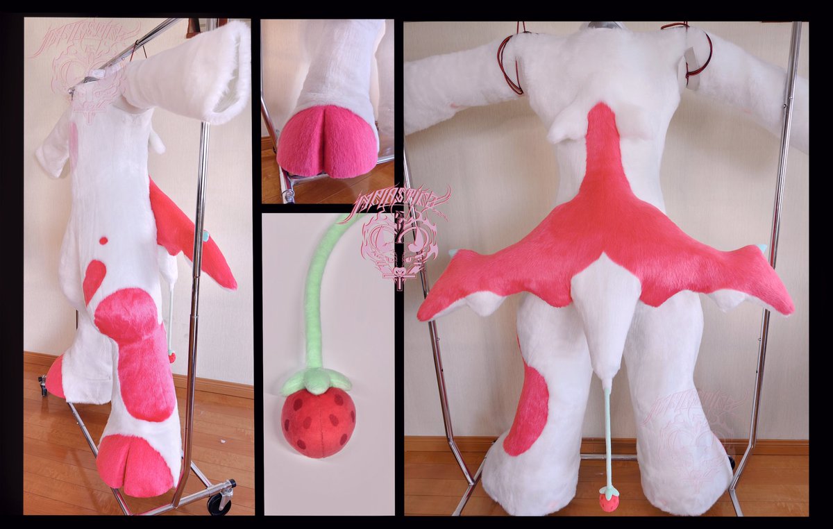 🍓Fursuit Showcase ①
🐮Memo is here! A bovine with strawberry milk flavor!
🍧Fullsuit commission completed for <a href="/Memoooo_2000/">槐诗大王2000</a> 

#fursuit #furry #FursuitFriday
#FursuitEverday #fursuitcommission