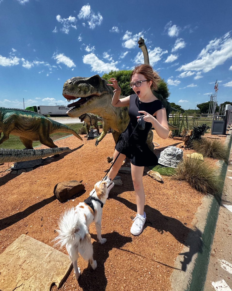 My Dog thinks I'm a Cool Dinosaur