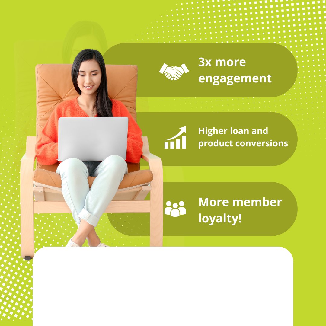 StrategisAdv's tweet image. Credit unions that send personalized email campaigns see:
✔️ 3x more engagement than generic messages
✔️ Higher loan and product conversions
✔️ More member loyalty!
Don’t just send emails—start conversations. What’s in your next newsletter? #EmailMarketing #MemberConnection