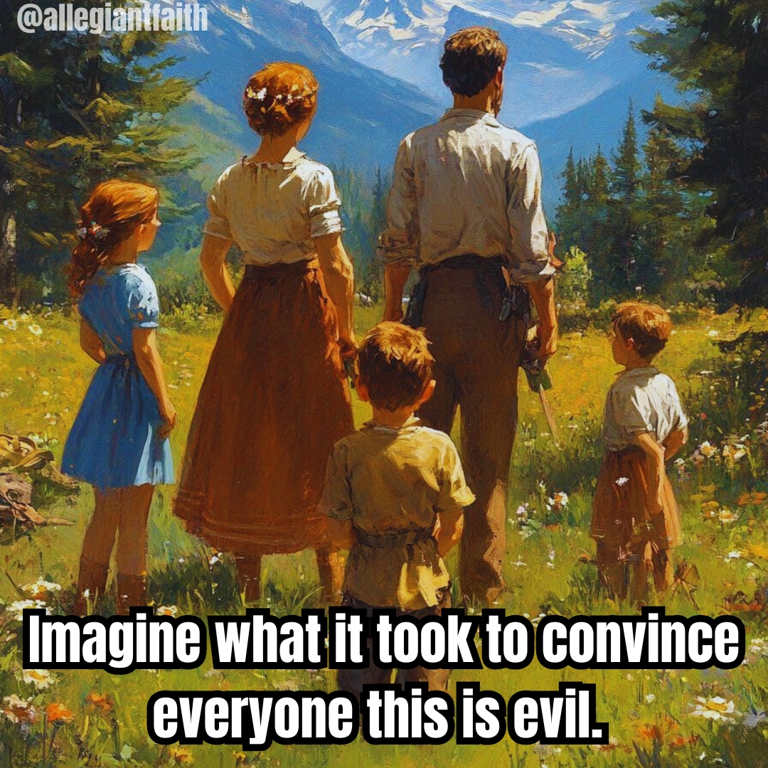 allegiantfaith's tweet image. Who knew that one day traditional family would become the resistance?