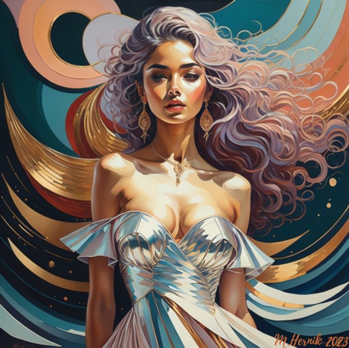 Magicdashworkss's tweet image. Art of the Day: "Whispers of the wind by M. Hernik". Buy at: ArtPal.com/magicdash?i=15…
