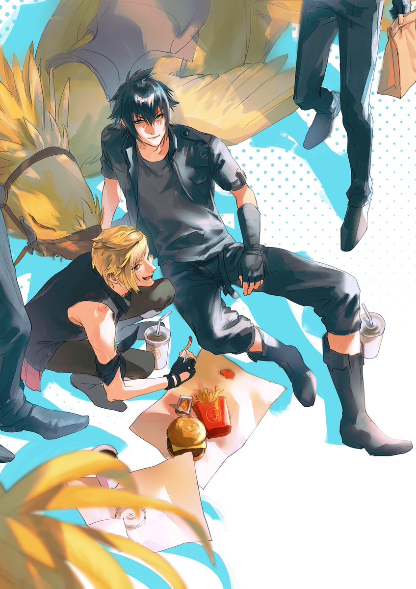 nandesu03's tweet image. 父母管不住小孩吃垃圾食品💦

#ff15 #noctis #prompto 
#ノクプロ