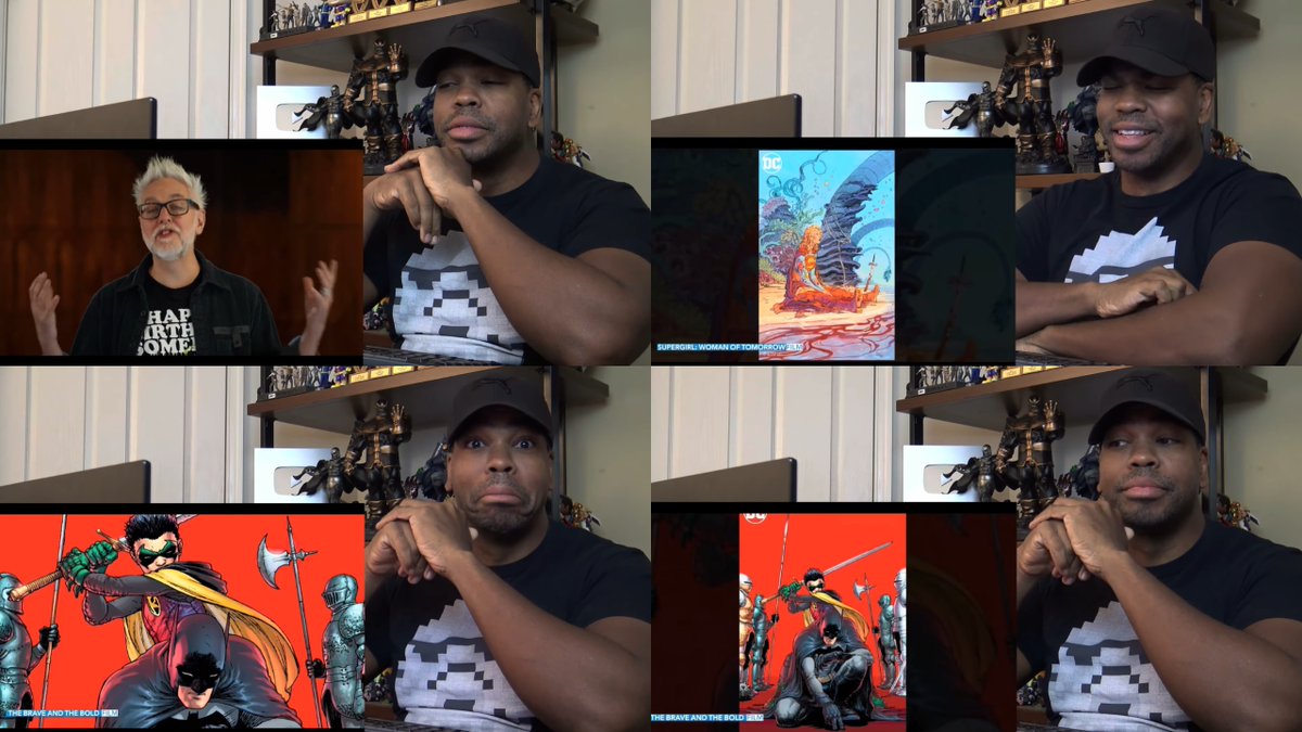 DCUSuperboy's tweet image. Do yβall remember when Tyrone Magnus was actually positive and open minded about the future of the DCU? π
(I made a video, but letβs be real.. heβd copyright strike it faster than he blocks people. So hereβs some stills instead π)
