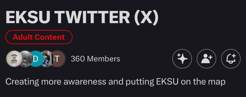Ayodeji_gee's tweet image. Why is the group description 
Adult content??
Hmmm