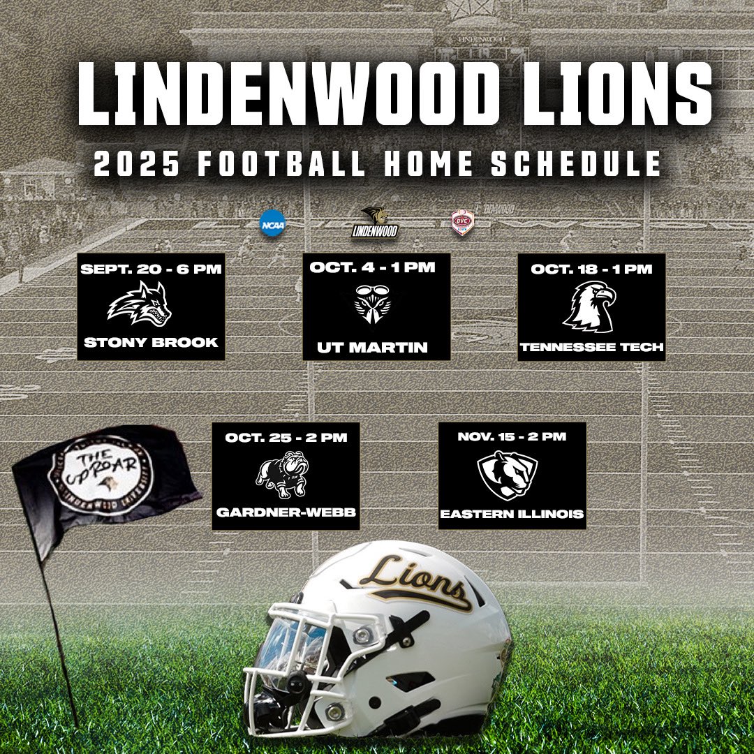 LU_Lions's tweet image. There’s just 1️⃣0️⃣ Saturday’s left until football returns to Hunter Stadium!
Secure your 2️⃣0️⃣2️⃣5️⃣ season tickets today for 5️⃣ @LindenwoodFB 🦁🏈 home games in St. Charles
🎟️ | tinyurl.com/2r7hwpp
#NewLevel