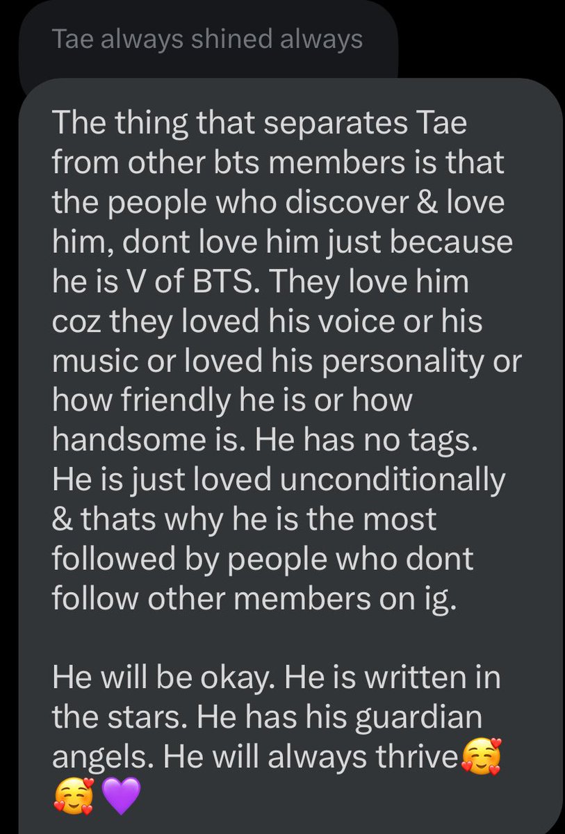 mytaetae_m's tweet image. “People don’t love him just because he is V of BTS. They love him cuz they love him for his music, voice, personality or how friendly, handsome he is” but these are the best words ever!!! And this is so true, the truest thing ever! Like Taehyung created his own name and people…