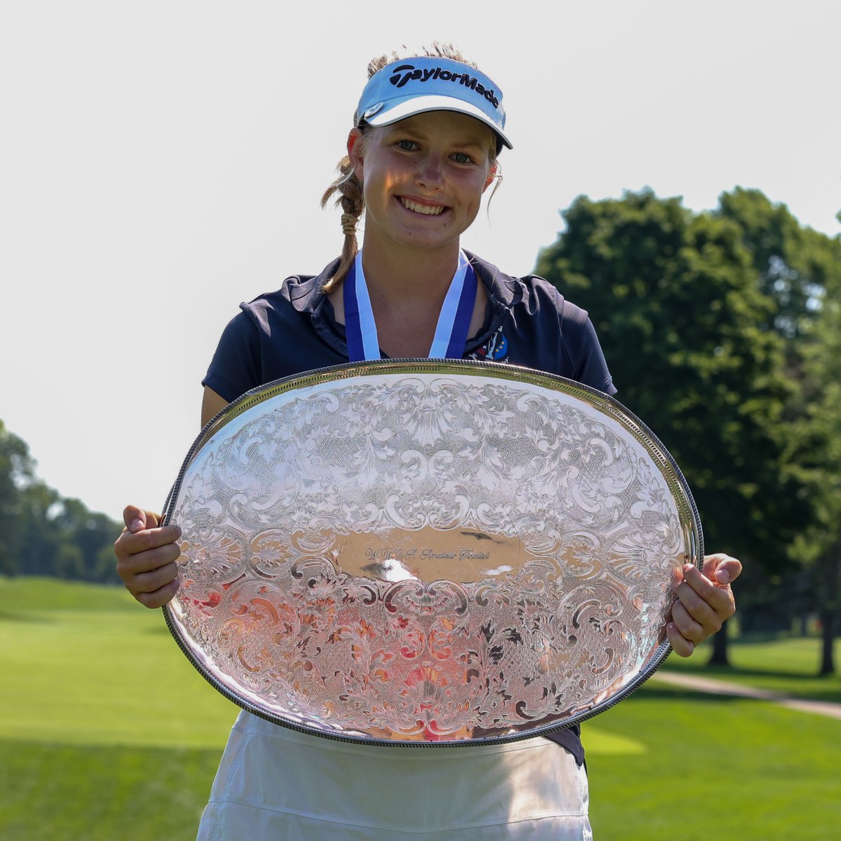 WWGAGOLF's tweet image. What a week for 2025 Women's Western Amateur finalist Elizabeth Rudisill of Charlotte, NC! 👏👏👏