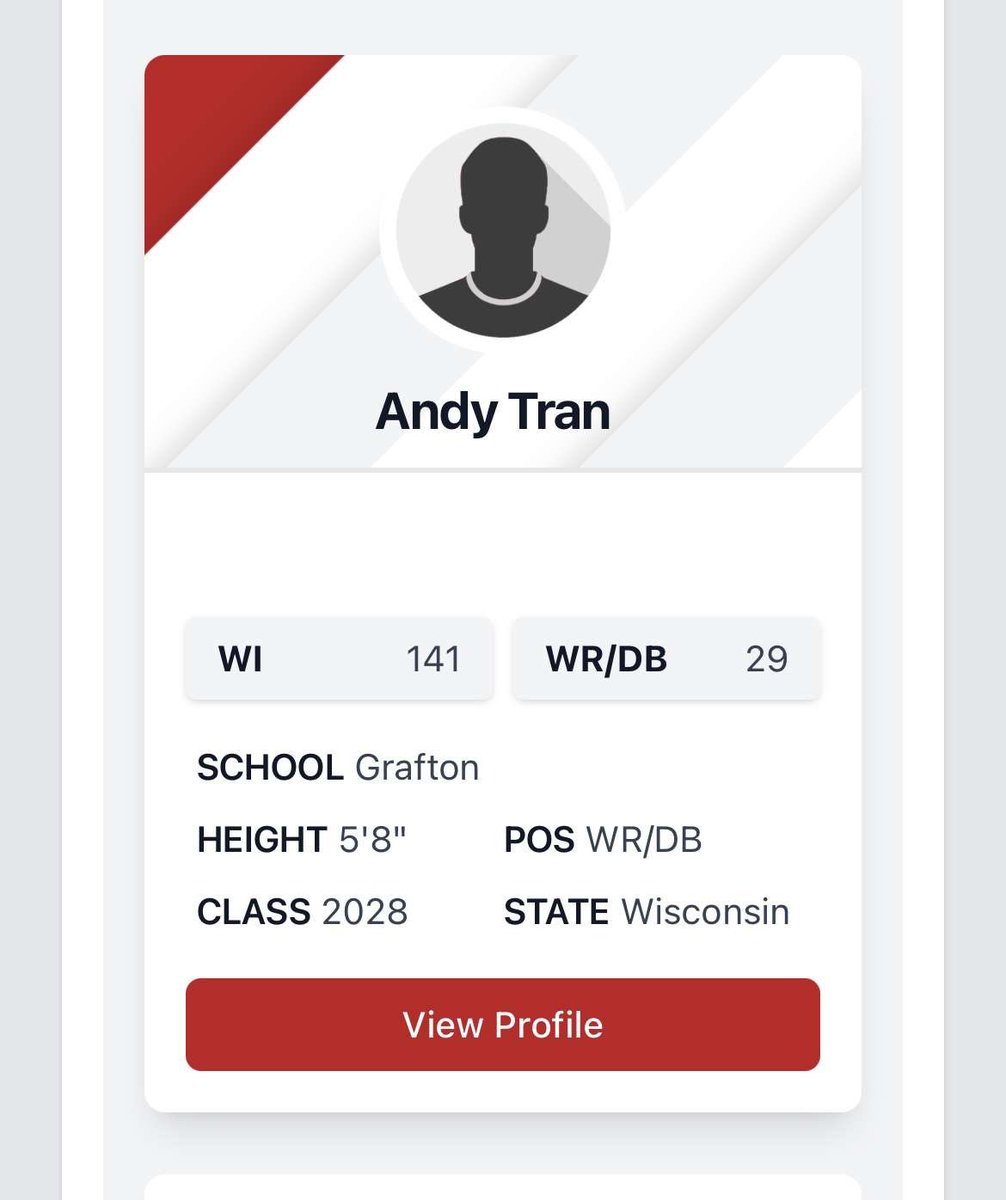 Andy Tran (@at1_andy) on Twitter photo Thank you <a href="/MJ_NFLDraft/">Mark Johnson</a> for the recognition. Still got a lot of work to do gonna keep working.
<a href="/Luke_Menzel/">Luke Menzel</a> <a href="/Coach_JNorris/">Coach Norris</a> Thank you <a href="/MJ_NFLDraft/">Mark Johnson</a> for the recognition. Still got a lot of work to do gonna keep working.
<a href="/Luke_Menzel/">Luke Menzel</a> <a href="/Coach_JNorris/">Coach Norris</a>