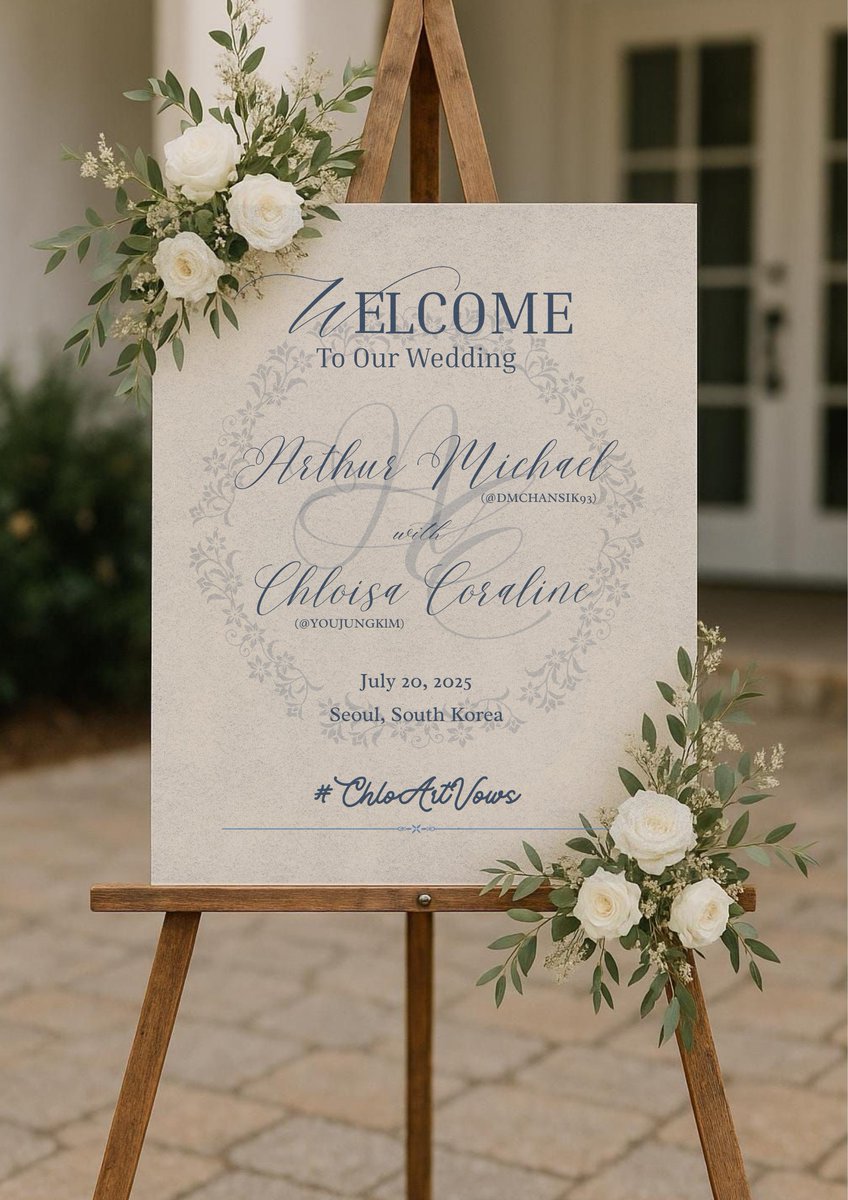 ㅤㅤㅤㅤㅤㅤ

🤵🏻‍♂️ WELCOME TO WEDDING PARTY 👰🏻‍♀️

Sunday, July 20th, 2025
7.00 PM GMT+7
#ChloArtVows

◆◇◆◇◆◇◆◇◆◇◆◇◆◇◆

MC by <a href="/HAPPlNEST/">Hyo Lin #HanSoheeBirthday</a> &amp; <a href="/dekyungsu/">⚝ ディオ。</a>

ㅤㅤㅤㅤㅤ