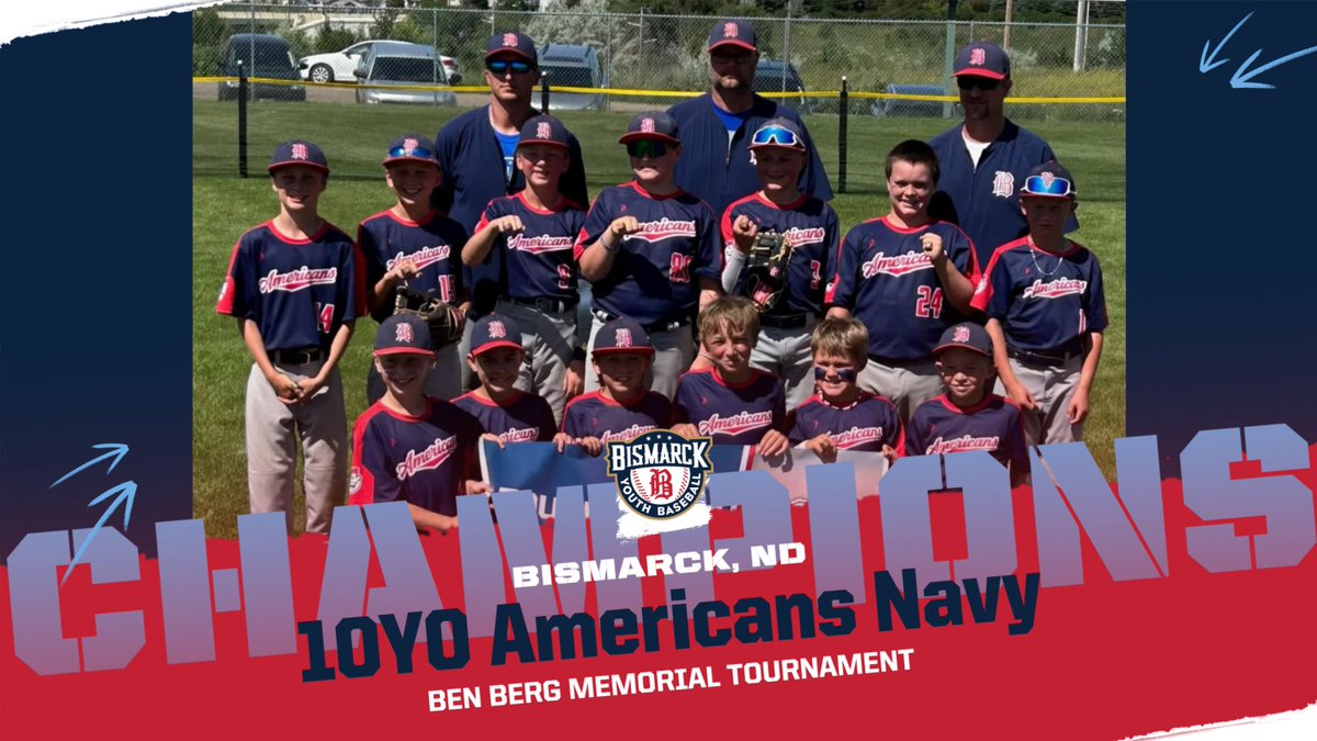 Catching up from last weekend...

The Bismarck 10YO Americans Navy team won the championship at the Ben Berg Memorial Tournament in Bismarck! It was a great weekend made even better with a home team tournament win. Congratulations players and coaches!! Keep playing hard.