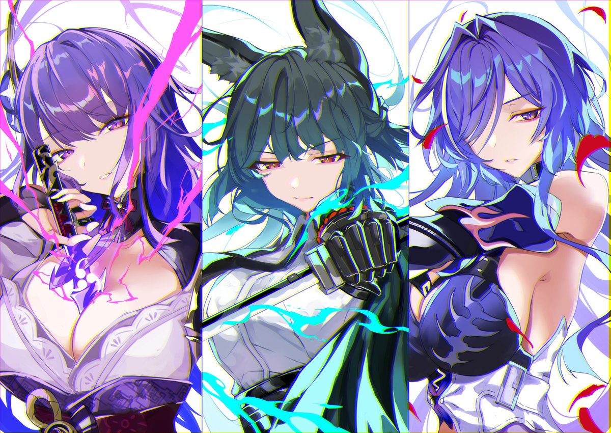 ls08b's tweet image. #雷電将軍
#黄泉
#星見雅
#GenshinImpact  
#HonkaiStarRail
#zzzero