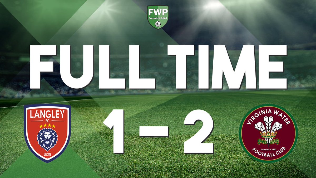 FULL-TIME: Langley 1-2 Virginia Water fwp.co/bQRHcf