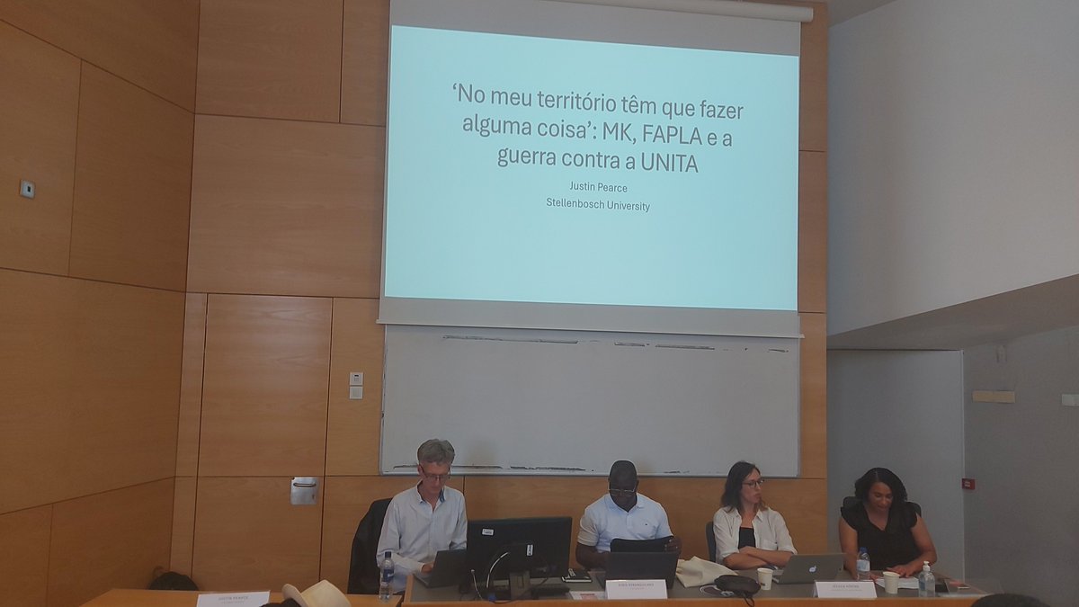 drjustinpearce's tweet image. Conference in Lisbon on &apos;50 years of independence of the Portuguese colonies in Africa&apos;. Speaking again on my forthcoming @JSAS_Editors paper on the relationship between MK &amp;amp; FAPLA soldiers in early 1980s #Angola &amp;amp; how mutual mistrust fuelled the 1984 mutiny.