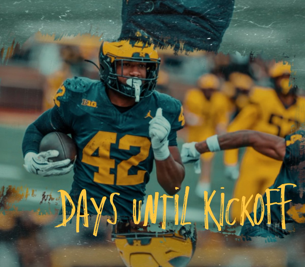 Jalen Hoffman days until Michigan football #GoBlue <a href="/UMichFootball/">Michigan Football</a> 〽️