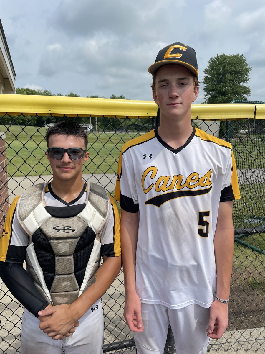 Started off bracket play against a very good Ohio Hitmen team.  <a href="/isaacgill05/">Isaac_Gill05</a> throws a complete game going 7 with 1ER and 4ks with 0 BB.
<a href="/kamflores2008/">Kamden</a> goes 1-3 with a 2 run HR!

Game 2 at 3pm!