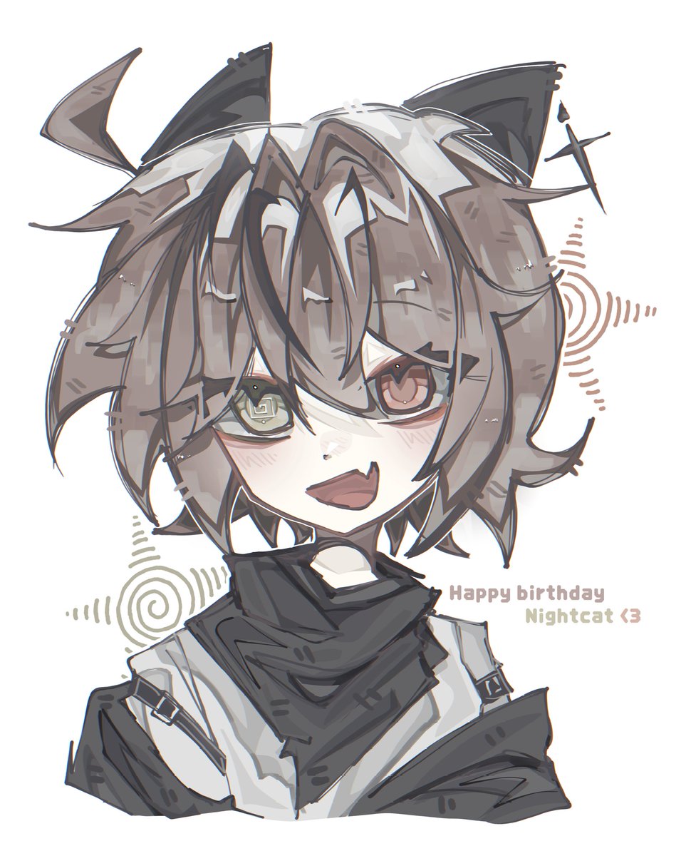hjk_k89's tweet image. happy birthday to ya 🐈‍⬛️ @NightCat720