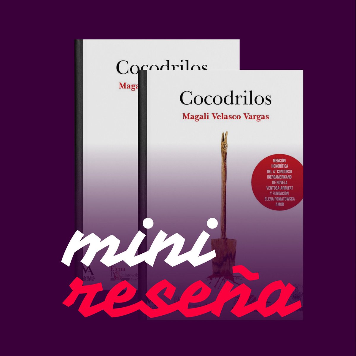 ¡🆕 blog! Cocodrilos no se lee, se enfrenta. Acompáñanos en esta reseña a descubrir por qué la novela de Magali Velasco Vargas es un testimonio imprescindible de nuestra realidad.

No te la pierdas aquí:
hablemosescritoras.org/posts/5965

#magalivelasco

Somos #hablemosescritoras