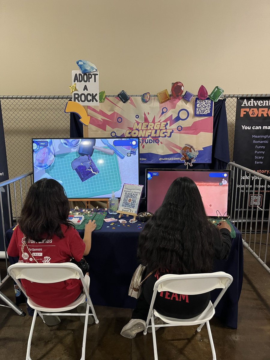 MergeConflict's tweet image. DAY 1 OF @OpenSauceLive !!
Come check out Gemporium and adopt a rock 🪨⛏️