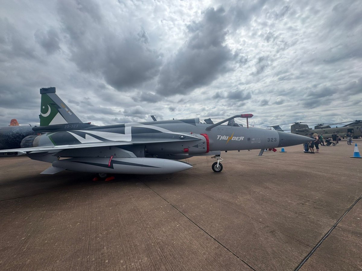 Pakistan High Commission London (@pakistaninuk) on Twitter photo High Commissioner <a href="/DrMFaisal/">Dr Mohammad Faisal</a> and <a href="/PakistaninUK/">Pakistan High Commission London</a> congratulates team #Pakistan Air Force <a href="/DGPR_PAF/">DGPR (AIR FORCE)</a> for winning the top award, the Concours d’Elegance Trophy for C-130H Hercules and "Spirit of the Meet" won by PAF JF-17 in Royal International Air Tattoo (#RIAT) 2025
These awards are High Commissioner <a href="/DrMFaisal/">Dr Mohammad Faisal</a> and <a href="/PakistaninUK/">Pakistan High Commission London</a> congratulates team #Pakistan Air Force <a href="/DGPR_PAF/">DGPR (AIR FORCE)</a> for winning the top award, the Concours d’Elegance Trophy for C-130H Hercules and "Spirit of the Meet" won by PAF JF-17 in Royal International Air Tattoo (#RIAT) 2025
These awards are
