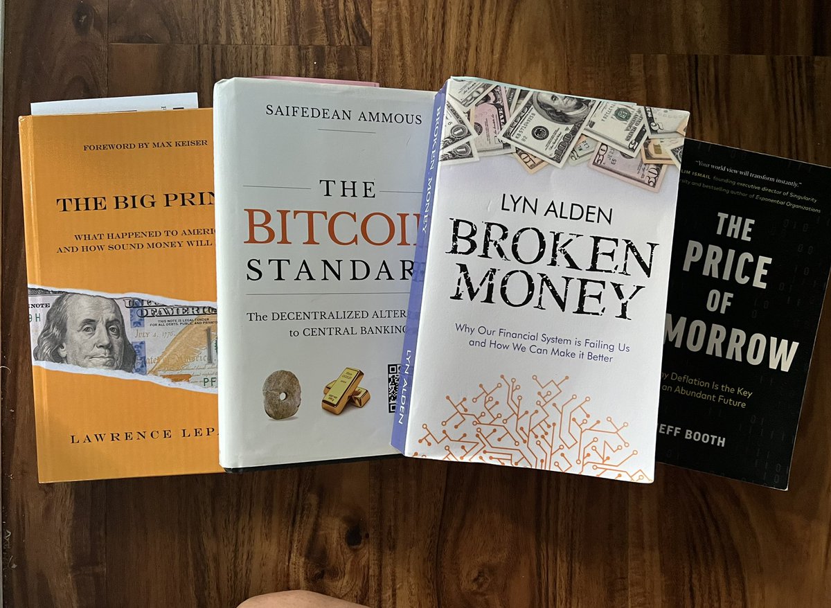 SusieBdds's tweet image. Unless you’ve read at least one of these books, spare me the debate about why your 💩coin is better than bitcoin.