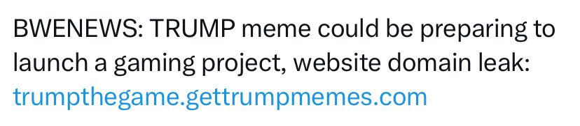 conkofiy's tweet image. 1/7
Imagine a new Trump game in the Metaverse — a fully immersive 3D world where $TRUMP tokens aren’t just currency, but your key to owning virtual land, assets, and customizing your avatar. #Metaverse #TRUMPtoken

2/7
With limited $TRUMP supply, every token gains more value as