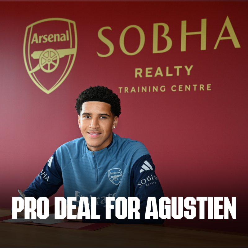 ArsenalAcademy's tweet photo. Congratulations, Demiane 👏 

Demiane Agustien believes Arsenal is the best place to be for his development after signing his first professional contract with us 👇