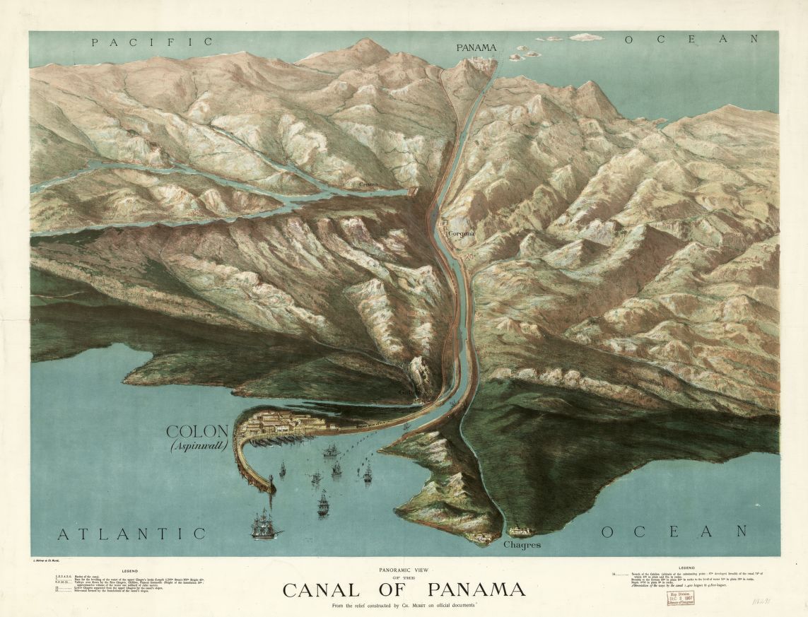 simongerman600's tweet image. A stunning view of the Panama Canal, 1881. Imagine living in the 1870s and hearing about this daring bit of engineering for the first time.