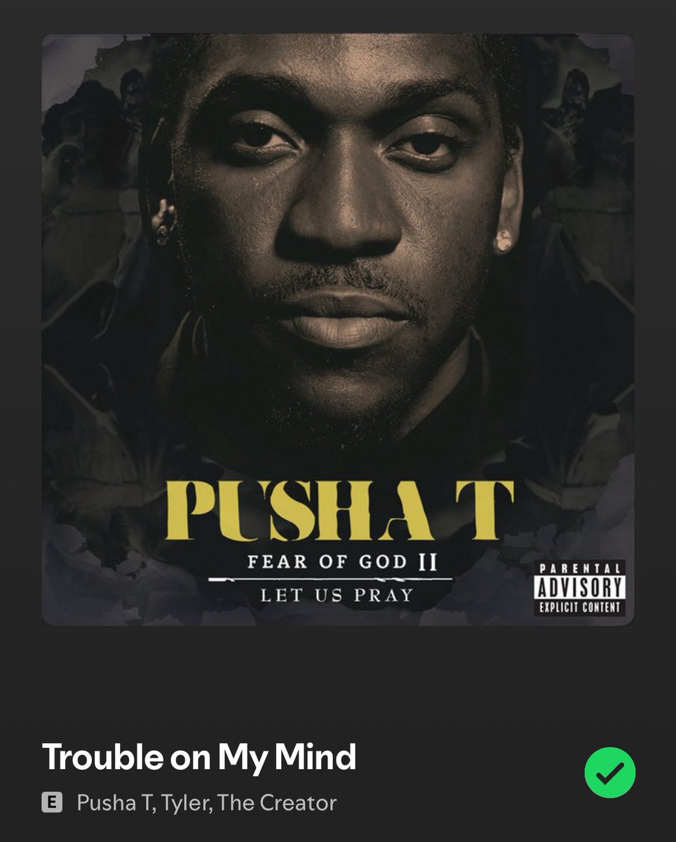 DebatingHipHop_'s tweet image. Pusha T reposted Tyler’s new album and said “Trouble coming…7/21”
Pusha featured Tyler on a song titled Trouble on My Mind.. another collab coming??