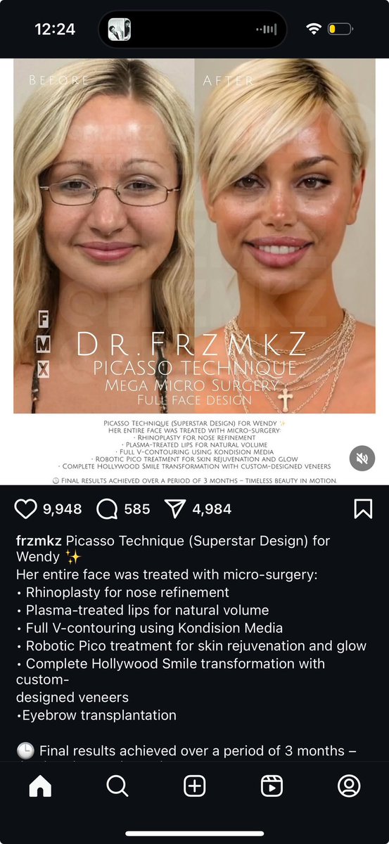 user84829272's tweet image. I think I would feel trapped behind my new face if I got a transformation like this (incredible work tho)