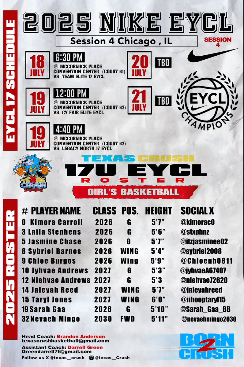 <a href="/Sarah_Gaa_BB/">Sarah Gaa</a> <a href="/CoachBA_/">Brandon Anderson</a> <a href="/LearyStephone/">Coach Stephon Leary</a>